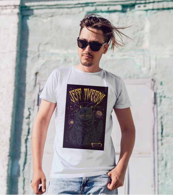 Jeff Tweedy With Elizabeth Moen October 16 2024 Southern Theatre Columbus OH Cat Harmonica T-Shirt