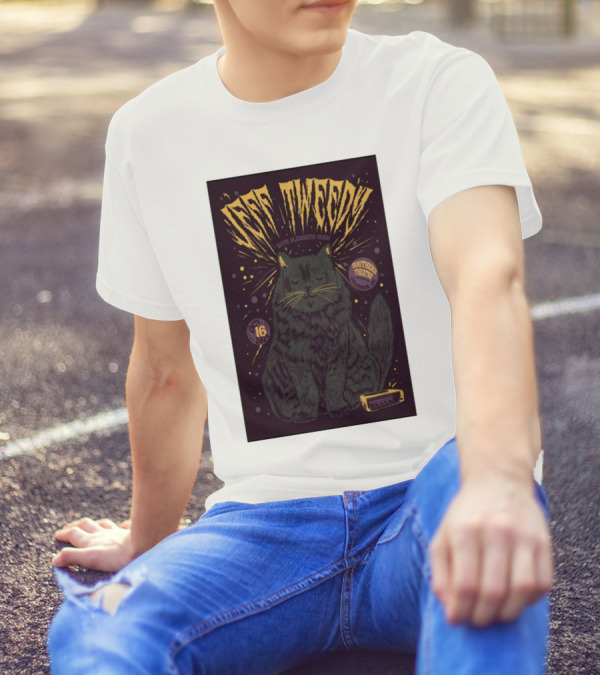 Jeff Tweedy With Elizabeth Moen October 16 2024 Southern Theatre Columbus OH Cat Harmonica T-Shirt