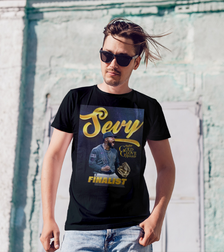 Sevy Rawlings Gold Glove Award Finalist NYC T-Shirt