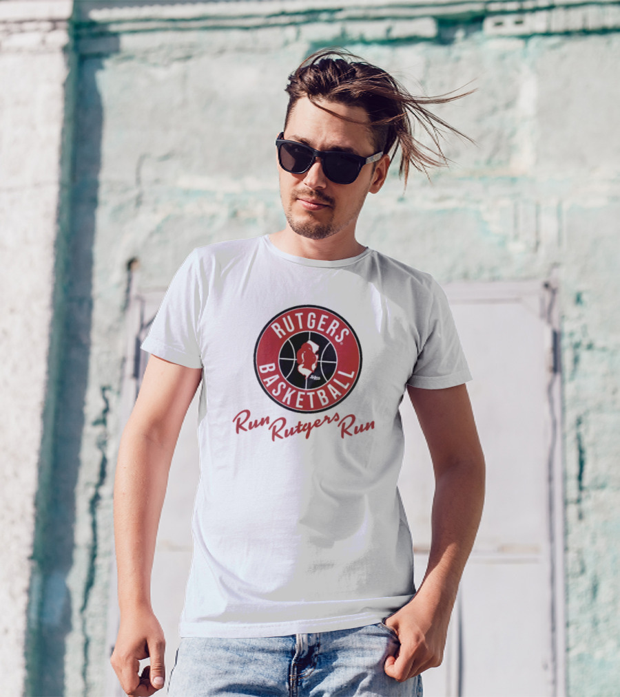 Rutgers Basketball Run Rutgers Run Vintage T-Shirt