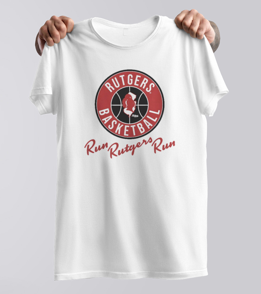 Rutgers Basketball Run Rutgers Run Vintage T-Shirt