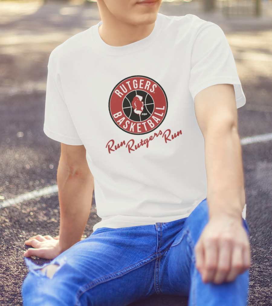 Rutgers Basketball Run Rutgers Run Vintage T-Shirt