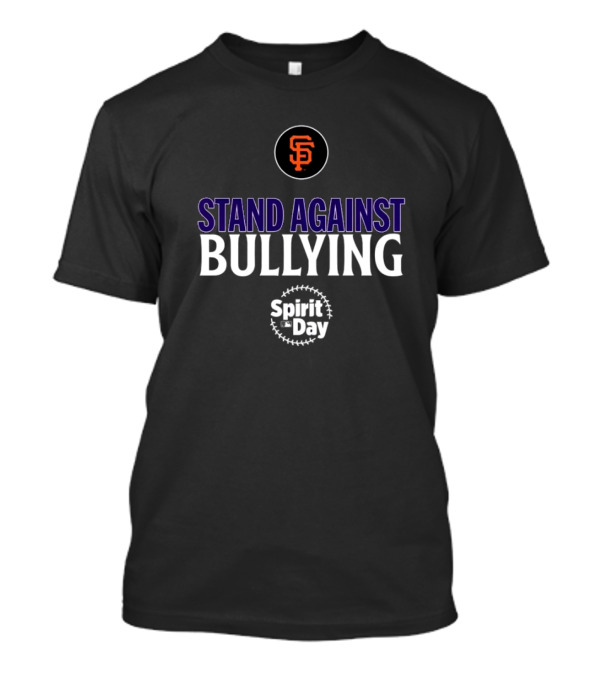 San Francisco Giants Stand Against Bullying Spirit Day T-Shirt