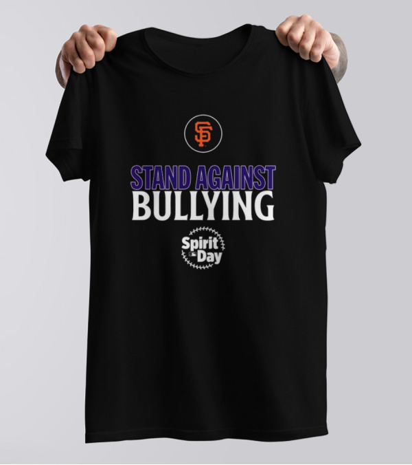 San Francisco Giants Stand Against Bullying Spirit Day T-Shirt