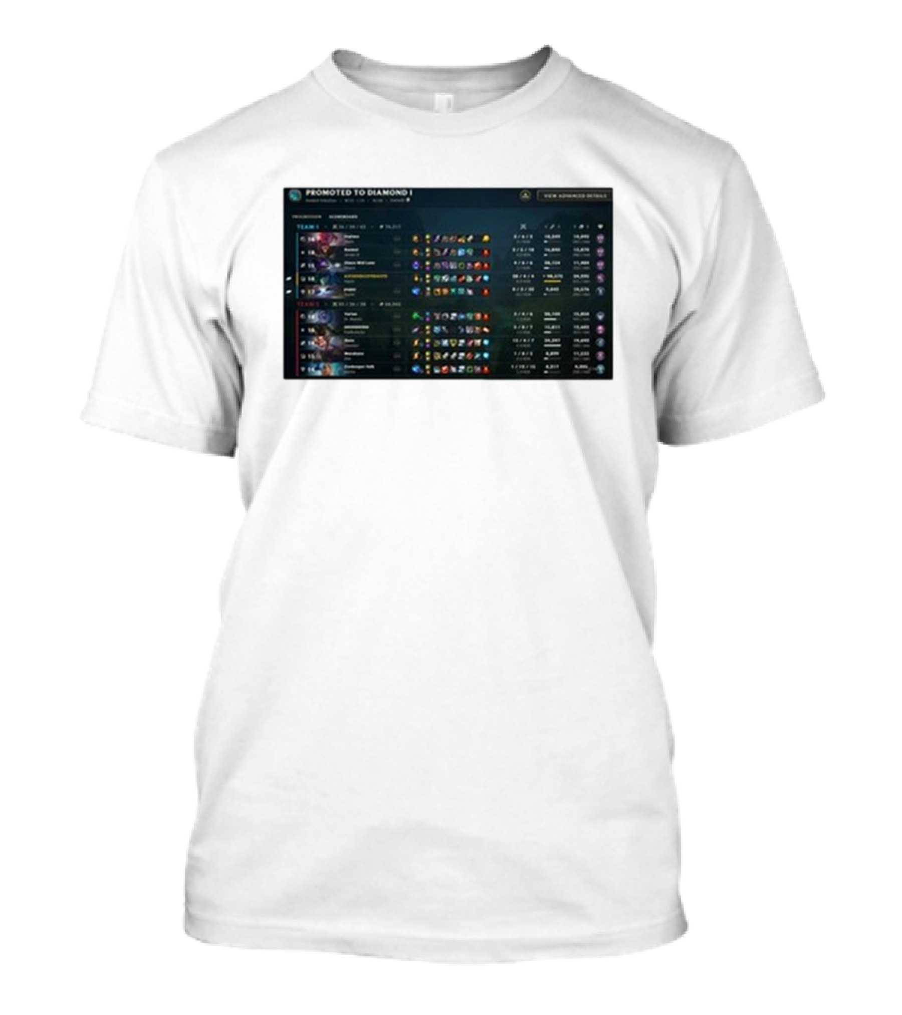 Promoted To Diamond I Ranked Solo Starlightapm Victory 멤버 10 Overview T-Shirt
