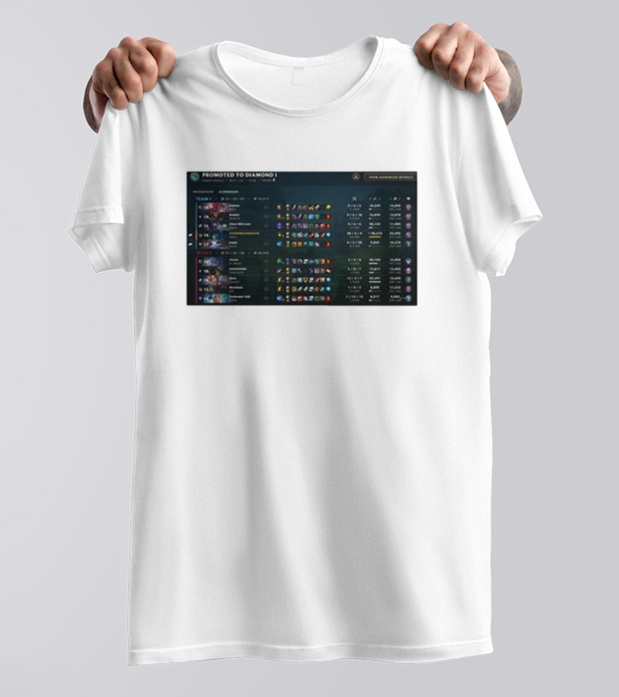Promoted To Diamond I Ranked Solo Starlightapm Victory 멤버 10 Overview T-Shirt
