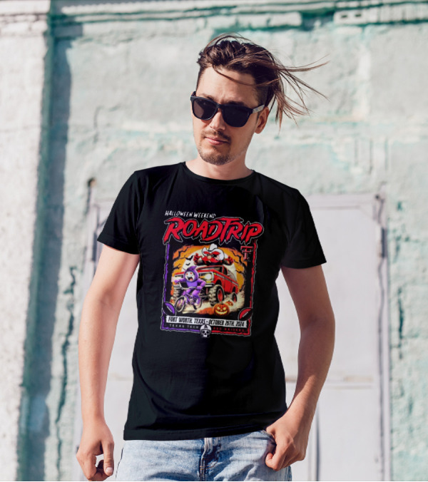 Halloween Weekend Road Trip Texas Tech Red Raiders Fort Worth October 26th T-Shirt