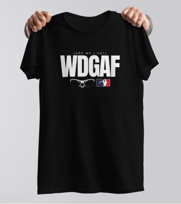 WDGAF Are We Live Los Angeles Dodger 2024 Sunglasses Logo MLB T-Shirt