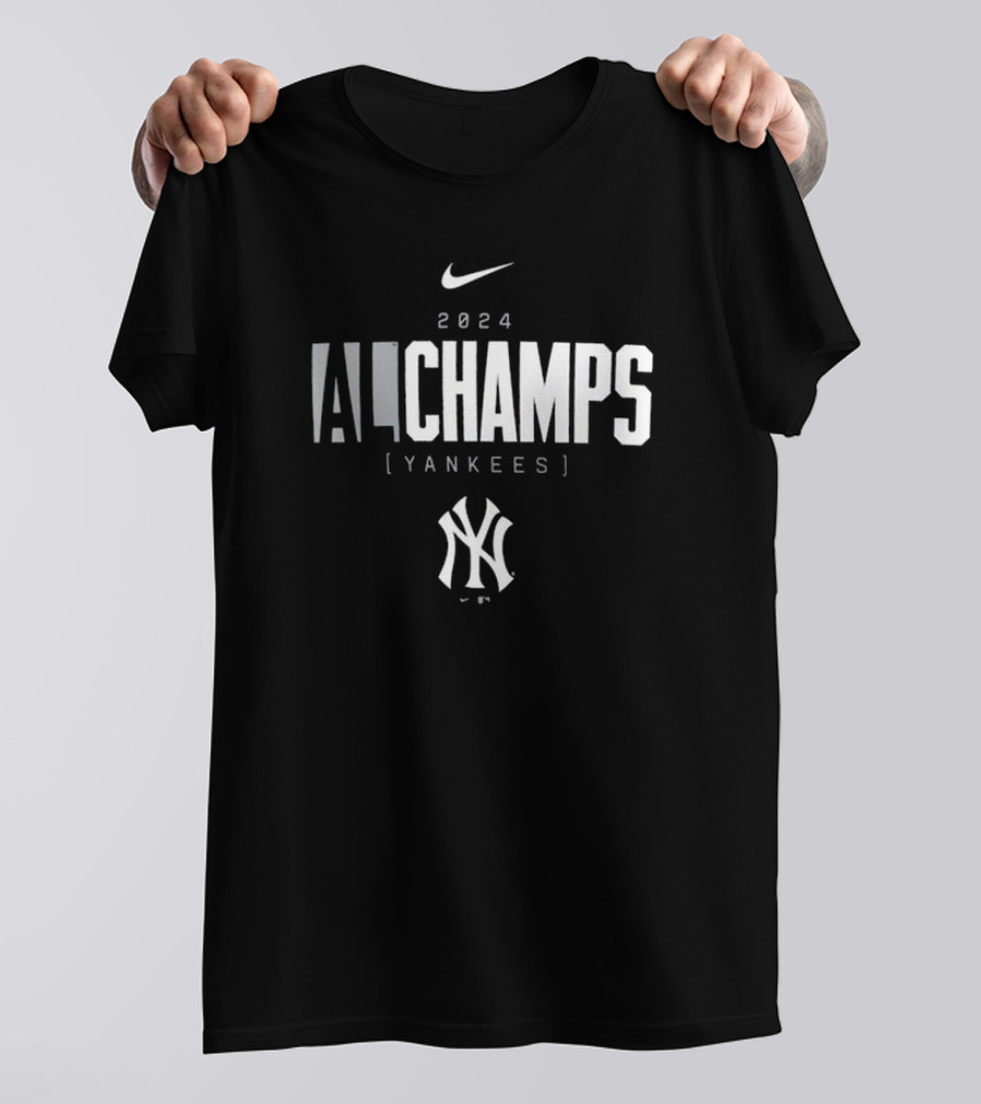 AL Champs 2024 Yankees Logo MLB New York Yankees American League Champions T-Shirt