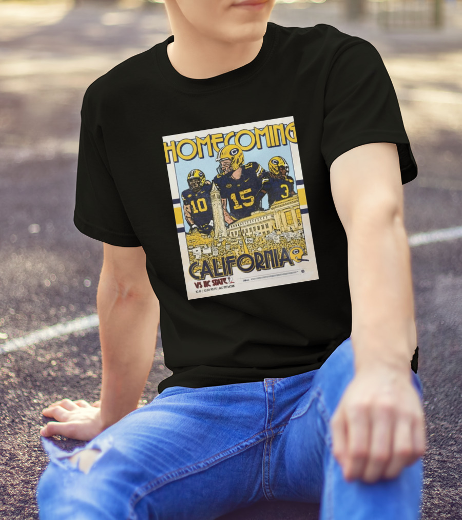 California Golden Bears Homecoming Vs NC State Wolfpack 10.19.24 T-Shirt