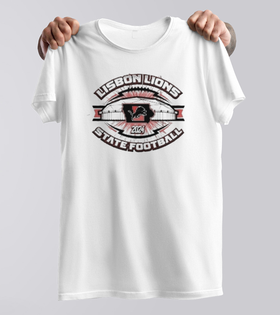 Lisbon Lions 2024 State Football Championship Journey T-Shirt
