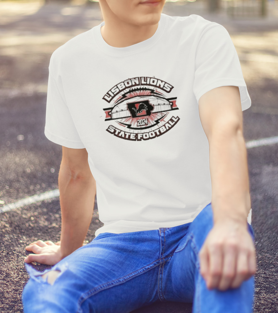 Lisbon Lions 2024 State Football Championship Journey T-Shirt