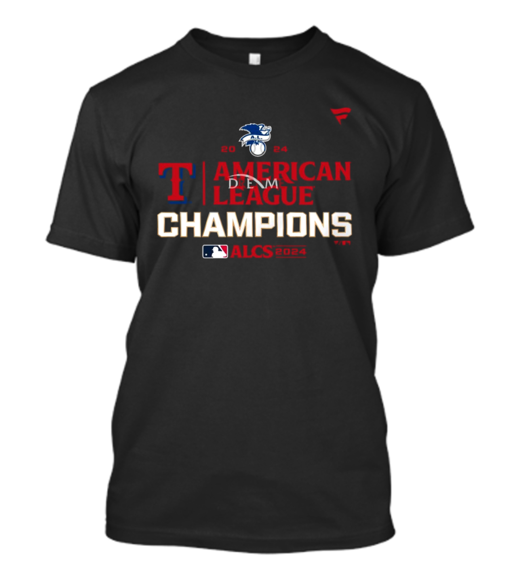 Texas Rangers 2024 ALCS American League Champions MLB Locker Room T-Shirt