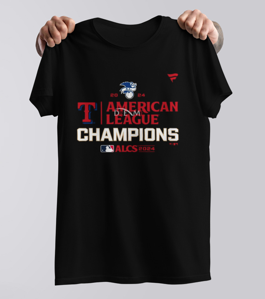 Texas Rangers 2024 ALCS American League Champions MLB Locker Room T-Shirt