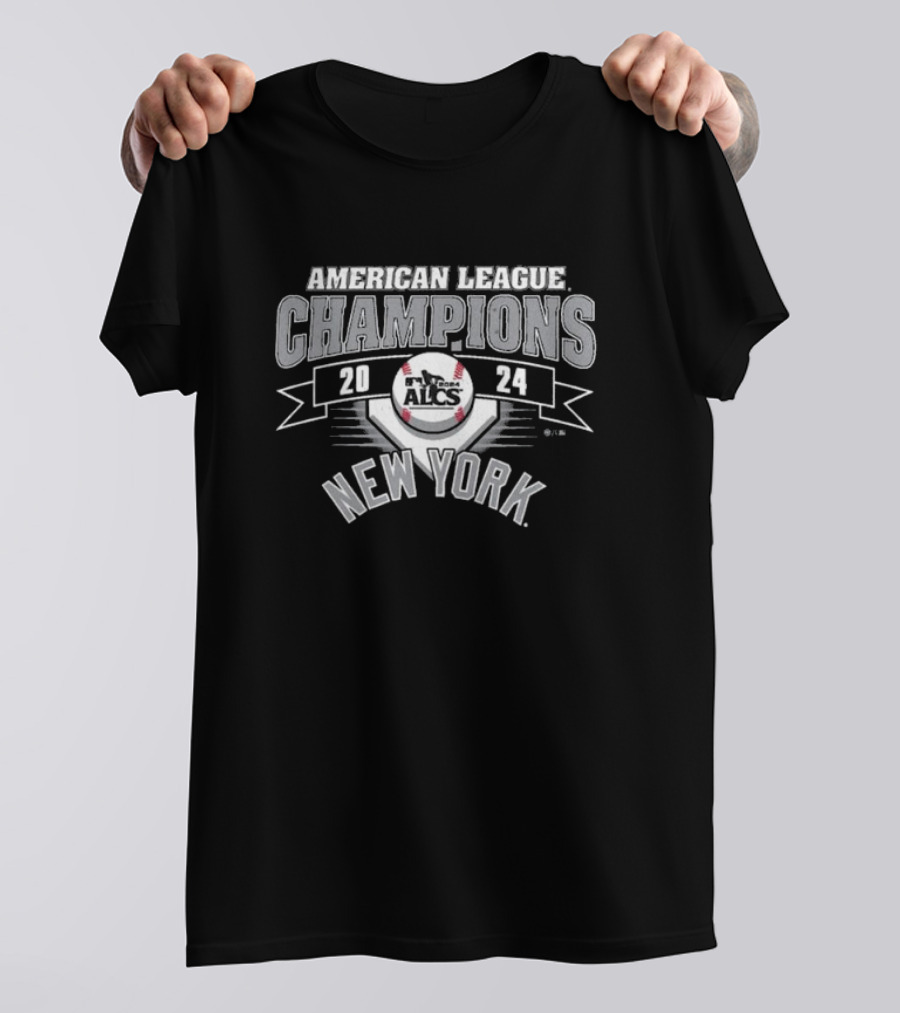 New York Yankees 2024 American League Champions ALCS Franklin T-Shirt