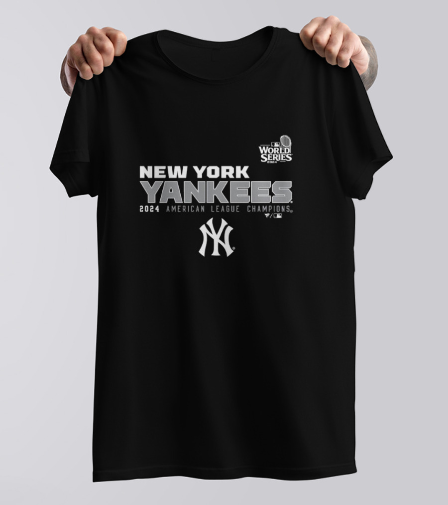 New York Yankees World Series 2024 American League Champions MLB T-Shirt