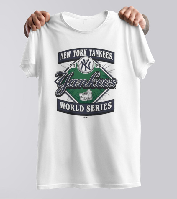 New York Yankees 2024 World Series Yankees Championship Franklin T-Shirt