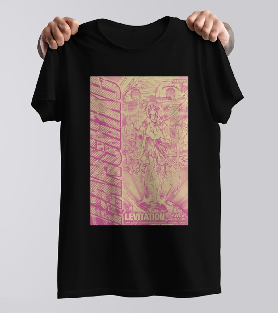 Panchiko Levitation November 2 2024 Stubb’s Amphitheater Austin TX Wisp Jason Reyes T-Shirt