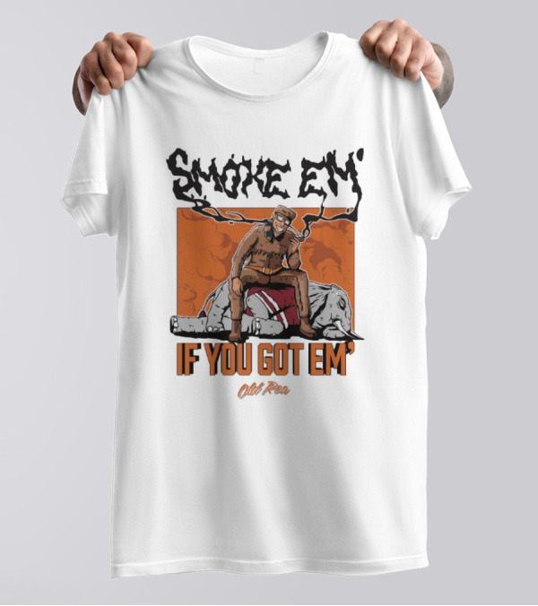 Tennessee Vols Vs Alabama Crimson Tide Smoke Em’ If You Got Em’ Old Row T-Shirt
