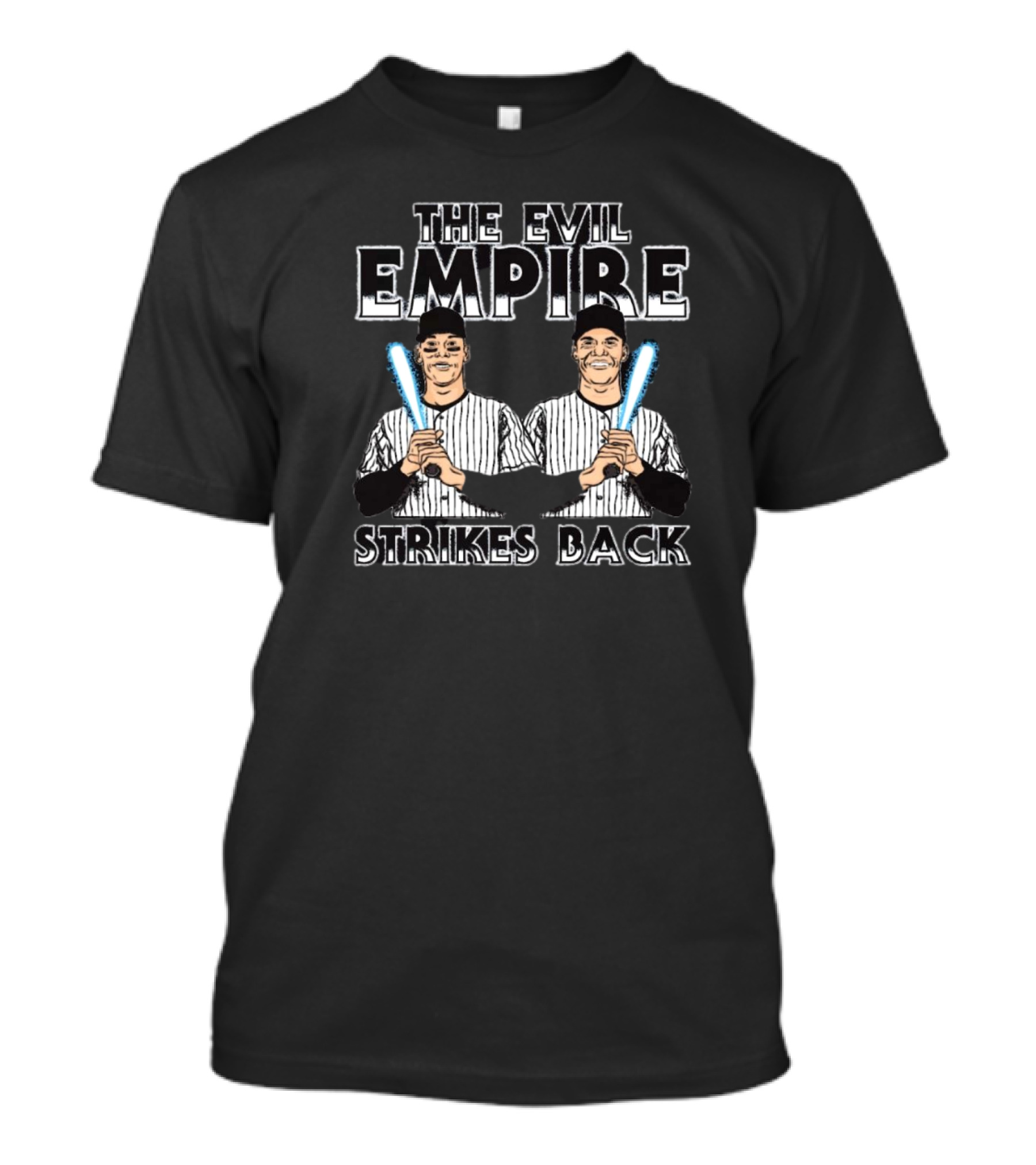 The Evil Empire Strikes Back New York Yankees MLB Star Wars Caricature T-Shirt