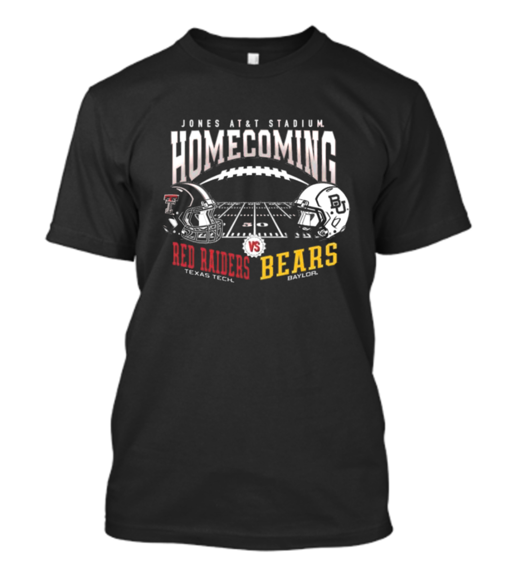 Texas Tech Red Raiders Vs Baylor Bears Jones AT&T Stadium Homecoming T-Shirt