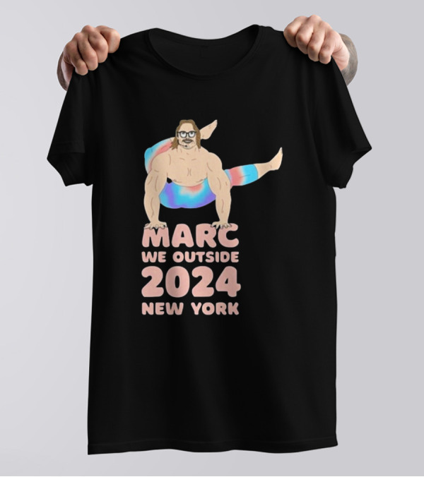 Marc We Outside 2024 New York Yoga Pose T-Shirt