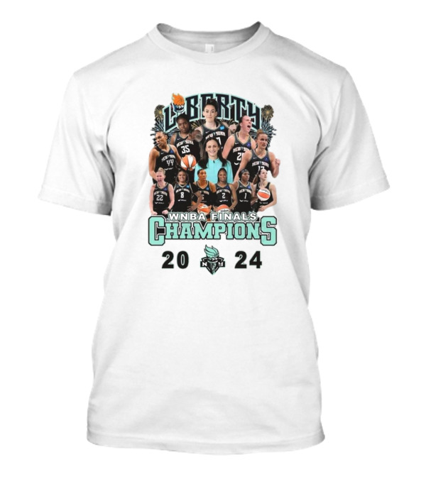 Liberty WNBA Finals Champions 2024 New York Fireworks T-Shirt