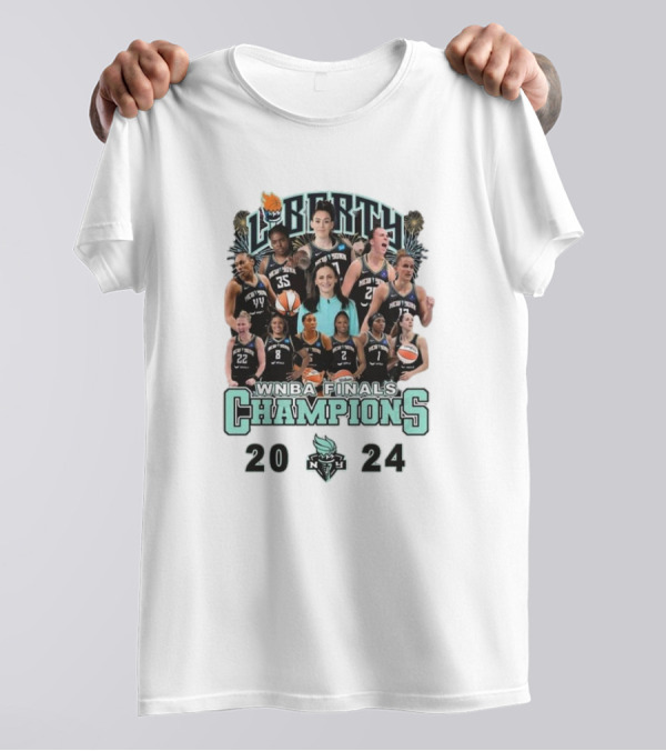 Liberty WNBA Finals Champions 2024 New York Fireworks T-Shirt
