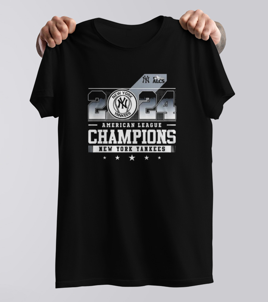 New York Yankees 2024 American League Champions ALCS Victory T-Shirt
