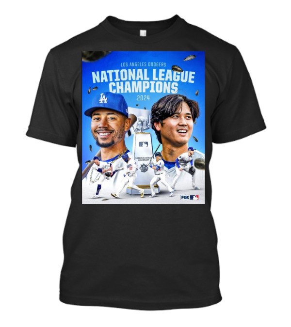 Los Angeles Dodgers National League Champions 2024 MLB World Series T-Shirt