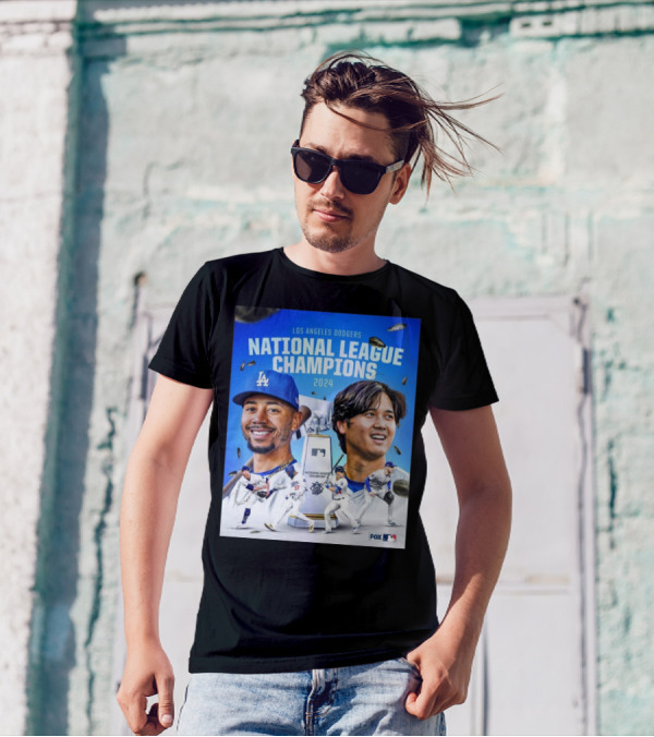 Los Angeles Dodgers National League Champions 2024 MLB World Series T-Shirt