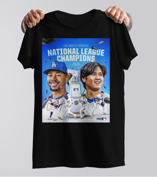 Los Angeles Dodgers National League Champions 2024 MLB World Series T-Shirt