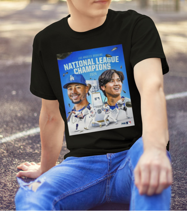 Los Angeles Dodgers National League Champions 2024 MLB World Series T-Shirt