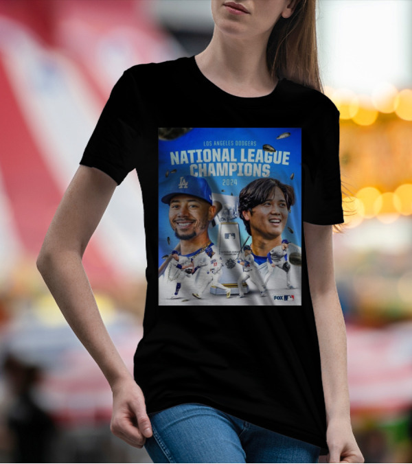 Los Angeles Dodgers National League Champions 2024 MLB World Series T-Shirt