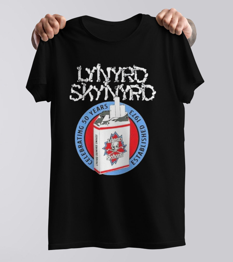 Lynyrd Skynyrd Established 1973 Celebrating 50 Years Smokes Tour T-Shirt