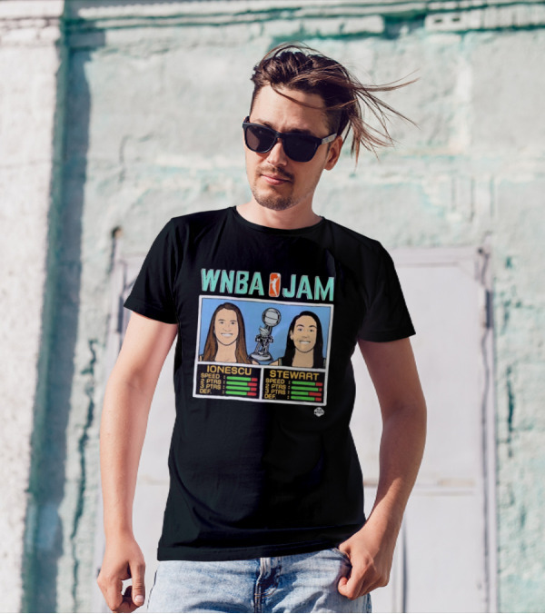 WNBA Jam Ionescu Stewart New York Liberty Champions T-Shirt