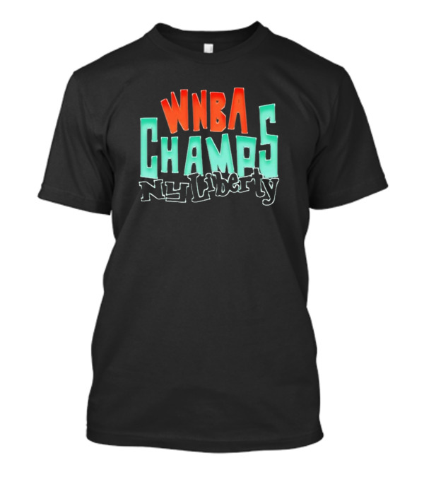 WNBA Champs NY Liberty Basketball 2024 Finals 챔피언즈 Playa Society T-Shirt