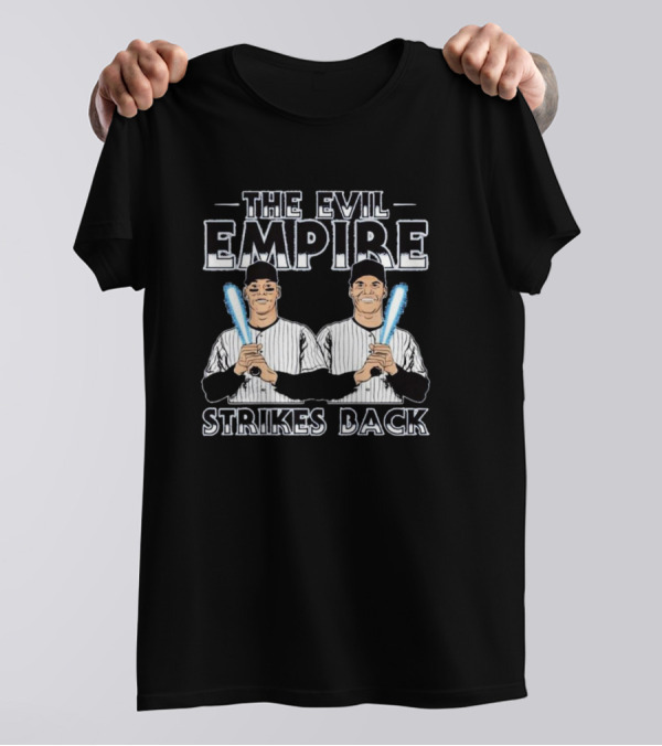 New York Yankees 2024 Aaron Judge Juan Soto The Evil Empire Strikes Back MLB Baseball T-Shirt