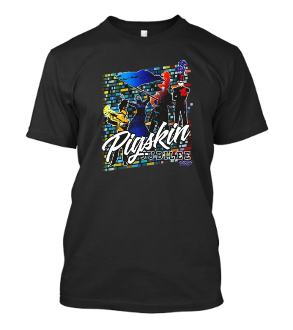 Pigskin Jubilee 2024 Marching Band Celebration Colors T-Shirt