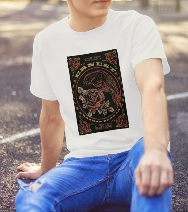 Legalize Country Music Roadshow Ernest Graham Barham October 25 2024 Bluestone T-Shirt