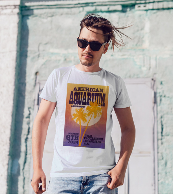 American Aquarium And Ken Pomeroy Live At The Troubadour Los Angeles CA November 6th T-Shirt