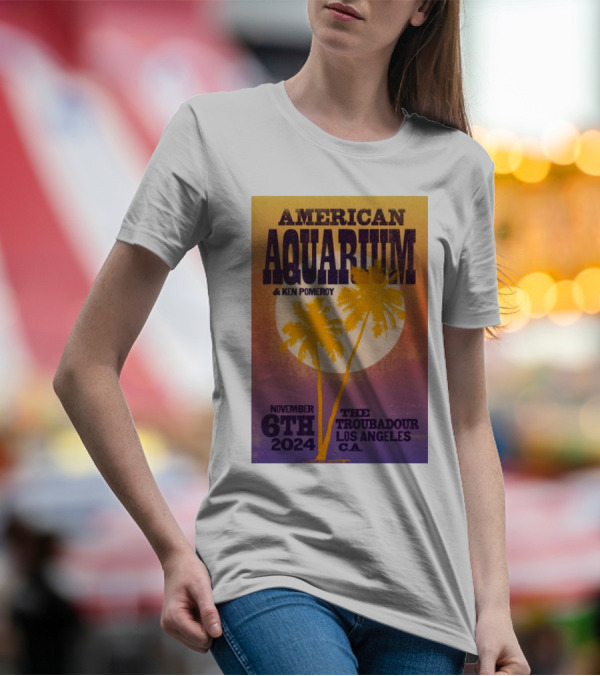 American Aquarium And Ken Pomeroy Live At The Troubadour Los Angeles CA November 6th T-Shirt