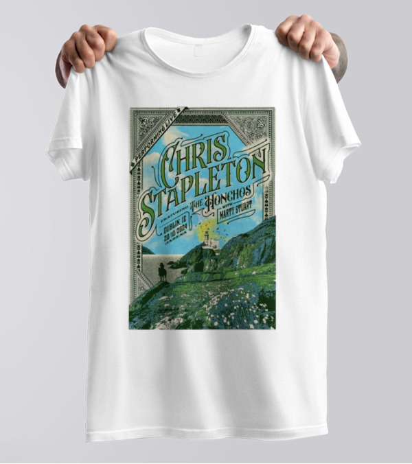 Chris Stapleton Featuring The Honchos With Marty Stuart Performing Live In Dublin IE 20/10/2024 T-Shirt