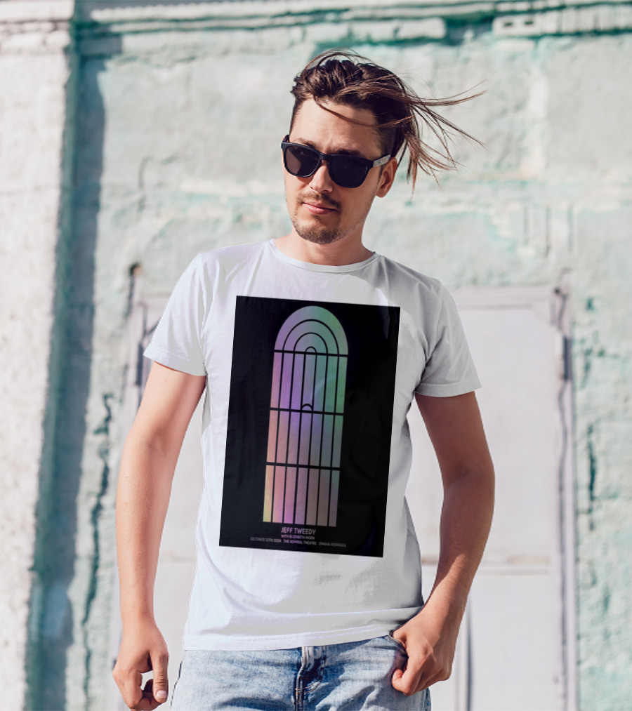 Jeff Tweedy With Eleventh Dream Day October 20 2024 The Admiral Theatre Omaha Nebraska T-Shirt