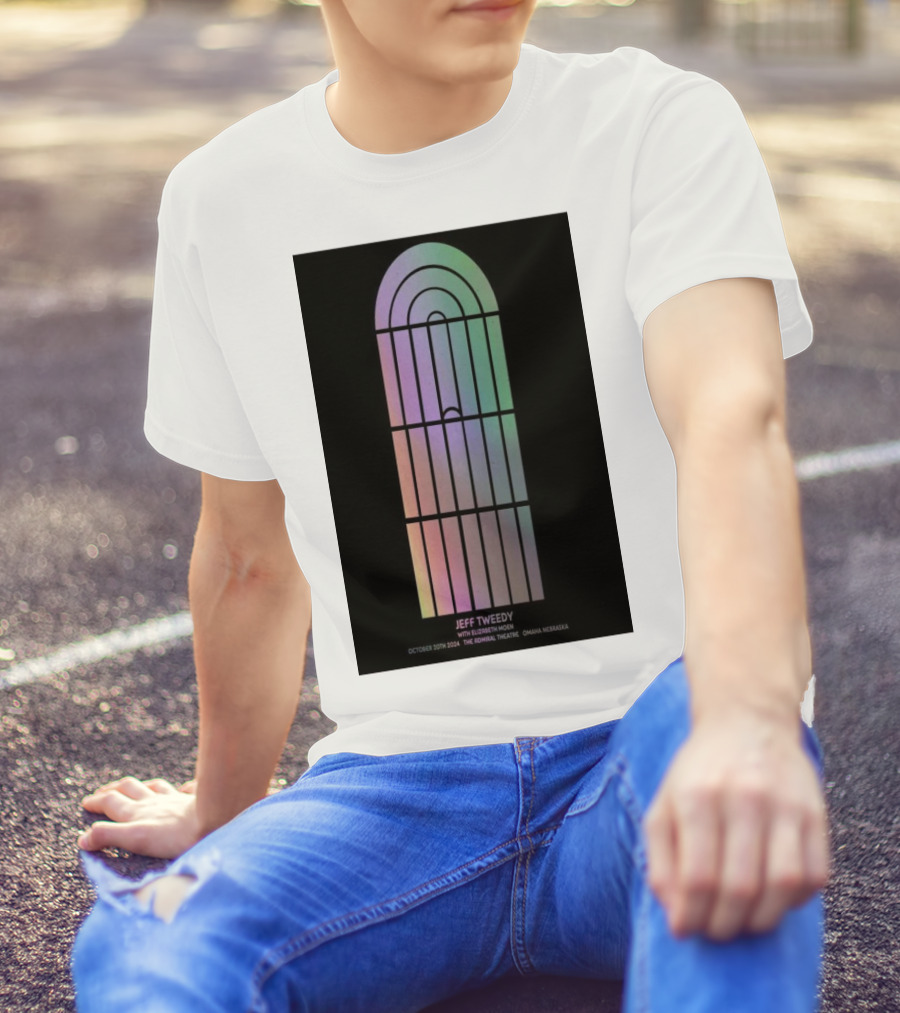Jeff Tweedy With Eleventh Dream Day October 20 2024 The Admiral Theatre Omaha Nebraska T-Shirt