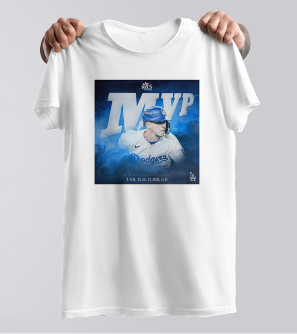 Tommy Edman Dodgers MVP 2024 NLCS 1 HR 11 H 11 RBI 5 R T-Shirt