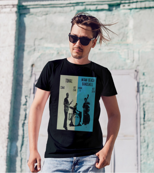 Tonal CDMX Oct 23rd LA LOM Miami Beach Bandshell Miami Oct 26th T-Shirt