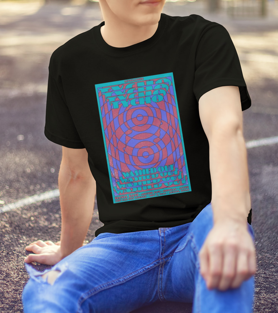 Tycho With Washed Out Levitation The Far Out Lounge Austin TX Nov 2 T-Shirt