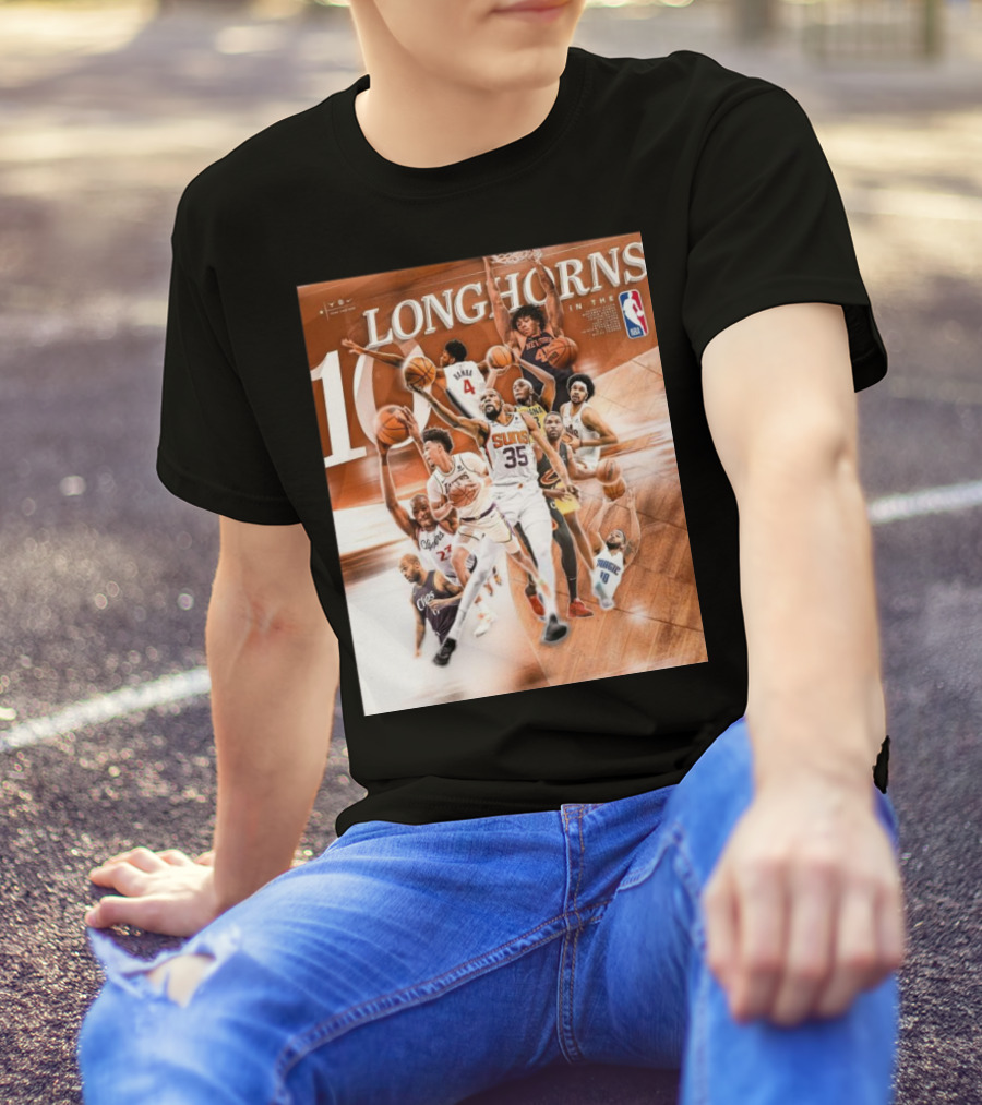 Texas Longhorns NBA Jarrett Allen Mohamed Bamba Kevin Durant Basketball Stars T-Shirt