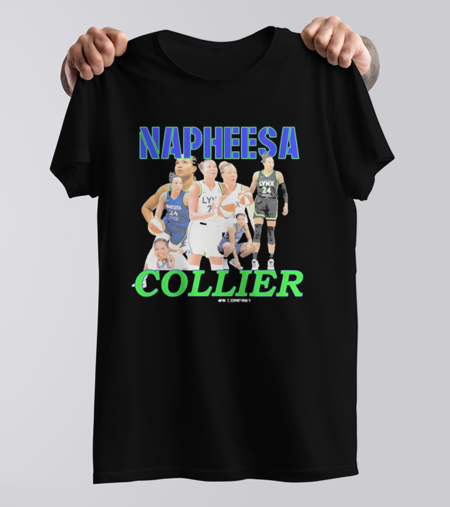 Napheesa Collier Minnesota Lynx WNBA The Homegrown Company Collage T-Shirt